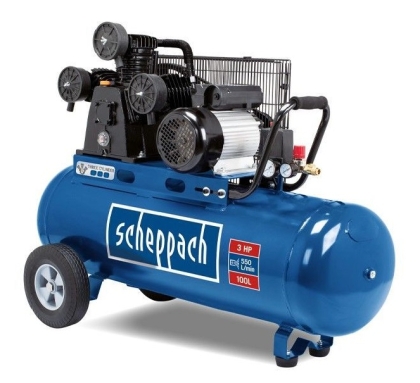 Електрически компресор Scheppach HC550TC, 2200 W, 100 л, 350 л/мин 10 бара (5906147901)