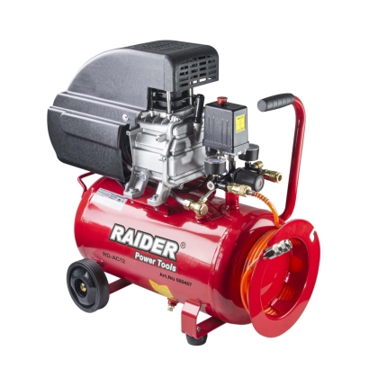 Електрически маслен компресор Raider RD-AC12, 1800 W, 24 л, 8 бара (089407)