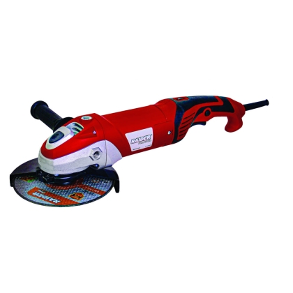 Електрически ъглошлайф с въртяща ръкохватка Raider RD-AG10T, 1400 W, ф 180 мм (020107)