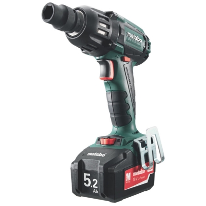 Акумулаторен ударен винтоверт Metabo SSW 18 LTX 400 BL, 18 V, 5.2 Ah, 2 батерии (602205650)