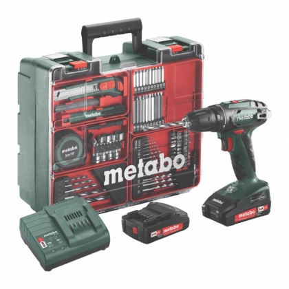 Акумулаторена винтоверт Metabo BS 18 SET, 18 V, 2Ah (602207880)