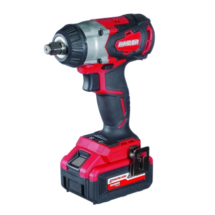 Акумулаторен ударен гайковерт Raider Industrial RDI-IBW01, 20 V, 4 Ah, 320 Nm (031301)