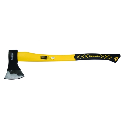 Брадва с дръжка от фибростъкло Topmaster, 1250 гр, DIN7294 (381345)