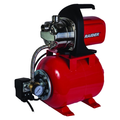 Електрически хидрофор Raider RD-WP1200J, 1200 W, 1", 64 л/мин, 3 бара (071104)