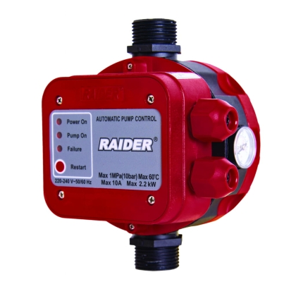 Електрически пресостат Raider RD-EPC02, 2200 W, 1 MPa, 1" (070127)