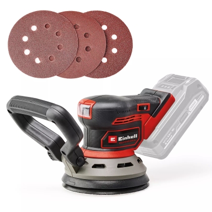 Акумулаторен ексцентър Einhell TP-RS 18/32 Li BL - Solo, 18 V, ф125 мм, без батерии и зарядно устройство (4462020)