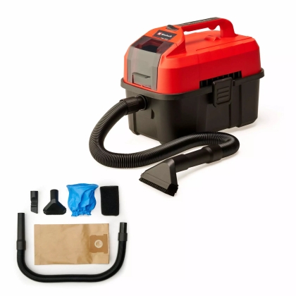 Акумулаторна прахосмукачка за сухо и мокро почистване Einhell TE-VC 18/10 Li - Solo Power X-Change, 18 V, 10 л (2347160)