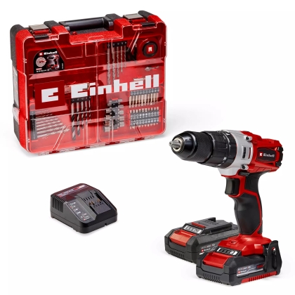 Акумулаторен ударен винтоверт Einhell TE-CD 18/2 Li+I, Power X-Change, 18 V (4514221)