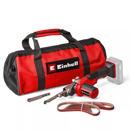 Акумулаторен лентов шлайф Einhell TE-BF 18 Li-Solo, 18 V, 9 х 457 / 13 х 457 мм, без батерии и зарядно устройство (4461000)