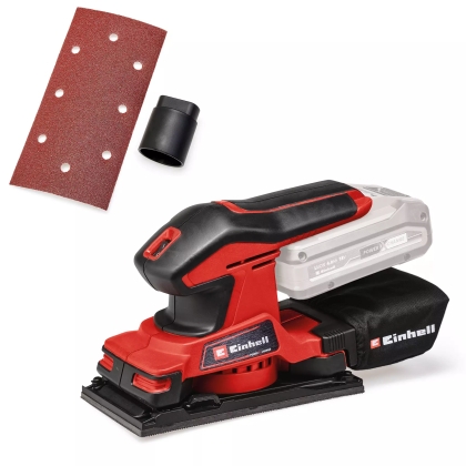 Акумулаторен виброшлайф Einhell TC-OS 18/187 Li Solo, 18 V, 187x94 мм, без батерии и зарядно устройство (4460725)