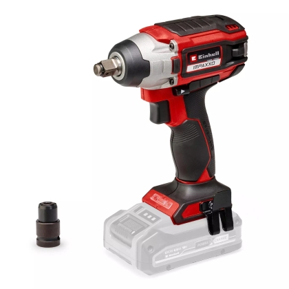 Акумулаторен ударен гайковерт Einhell IMPAXXO 18/230-Solo, 18 V, 230 Nm, без батерии и зарядно устройство (4510080)