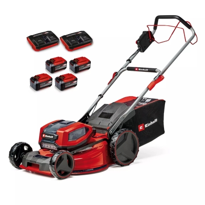 Акумулаторна самоходна косачка с мулчиране Einhell GP-CM 36/52 S Li BL, 2x18 V, 52 см 65 л (3413320)