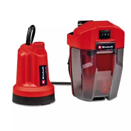 Акумулаторна потопяема помпа за чиста вода ниско ниво Einhell GE-SP 18 LL Li - Solo Power X-Change, 18 V, 8 м, 4500 л/ч, без батерия и зарядно устройство (4181560)