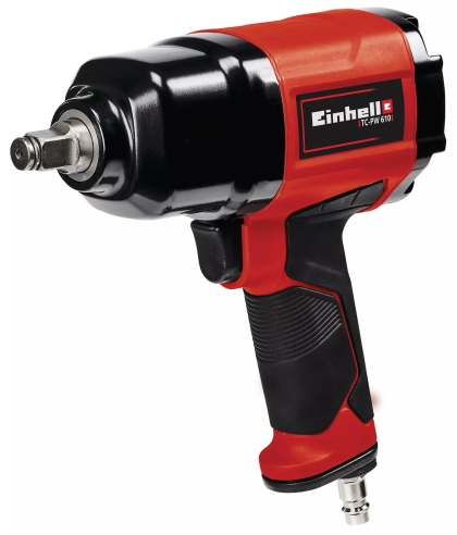 Пневматичен ударен гайковерт Einhell TC-PW 610, 142 л/мин, 6.3 бара, 610 Nm (4138960)