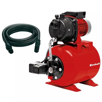 Електрическа хидрофорна помпа в комплект с маркуч Einhell GC-WW 6538, 650 W, 3800 л/ч (4173193)
