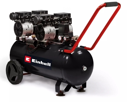 Електрически компресор Einhell TE-AC 50 Silent, безмаслен, 1500 W, 8 бара, 50 л (4020620)