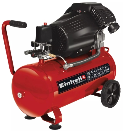 Електрически компресор Einhell TC-AC 420/50/10 V, 2200 W, 420 л/мин, 10 бара, 50 л (4010495)