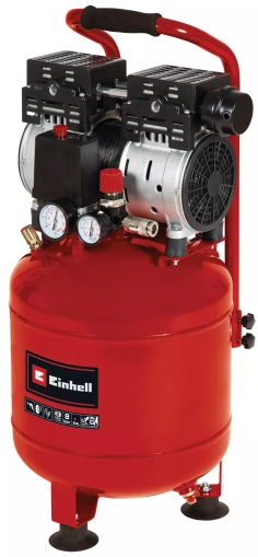 Електрически безмаслен компресор Einhell TE-AC 24 Silent, 750 W, 24 л (4020610)
