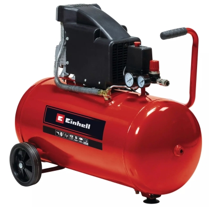 Маслен компресор Einhell TC-AC 190/50/8, 1500 W, 165 л/мин, 50 л, 8 бара (4007332)