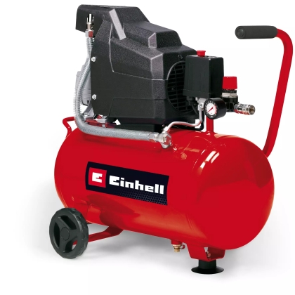 Електрически маслен компресор Einhell TC-AC 190/24/8, 1500 W, 60 л/мин, 24 л (4007325)
