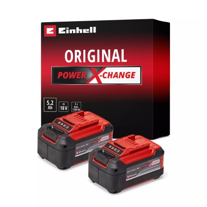 Комплект батерии Einhell PXC-Twinpack, 18 V, 5.2 Ah (4511526)