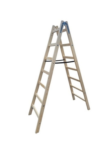 Дървена стълба Drabest Tex Star, 2x7, 1.96 м (03030017)