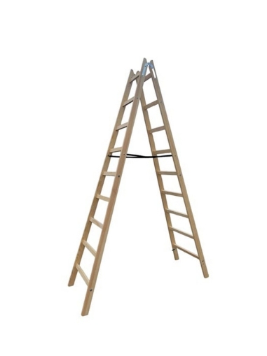 Дървена стълба Drabest Tex Star, 2x9, 2.85 м (03030018)