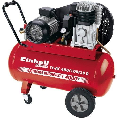 Бензинов маслен компресор EINHELL TE-AC 480/100/10 D, 3000W, 4к.с, 400л/min, 100л