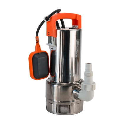 Електрическа потопяема дренажна помпа за мръсна вода Nakayama Pro NP1060, INOX, 1100 W, 10.5 м, 16500 л/ч (019916)