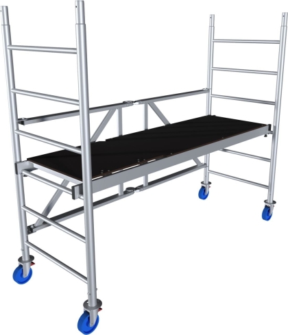 Мобилно алуминиево скеле Krause Pro Tec XS, 2.90 м работна височина (12942104)