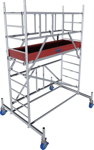 Мобилно алуминиево скеле Krause Pro Tec XS, 3.80 м работна височина (12942111)