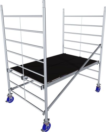 Мобилно алуминиево скеле Krause Pro Tec XXL, 2.9 м работна височина (12945105)