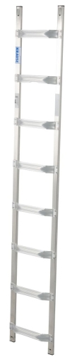 Покривна алуминиева стълба Krause Stabilo, 1x8 (07804303)