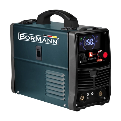 Комбиниран инверторен заваръчен апарат Bormann Pro BIW1150, MIG/MAG/TIG/MMA 150 A, 0.8-1 мм (071648)