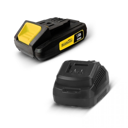Комплект батерия и зарядно Bormann LITE BCD2605, 20 V, 1.5 Ah (053477)