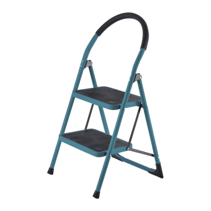 Домакинска метална стълба Bormann Pro BHL6012, 1+1, 150 кг (077381)