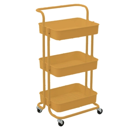 Мобилна количка за инструменти Bormann Elite BPC2270, 43x36x86 см, жълт цвят (066170)