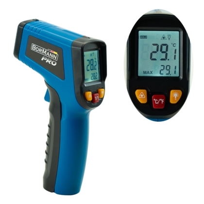 Инфрачервен термометър Bormann Pro BDM3000, от -50 до +400 (073802)