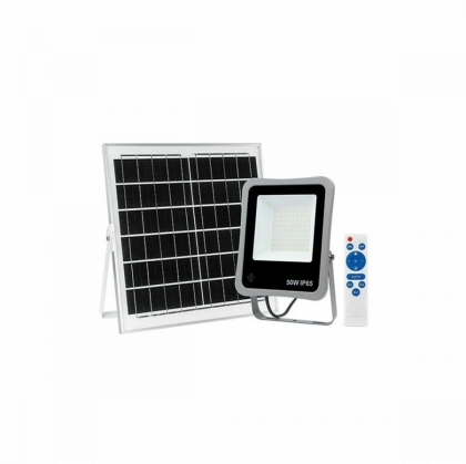 Електрически прожектор със соларен сензор Bormann BLF2150, 50 W, 6500 K, 120° (049197)