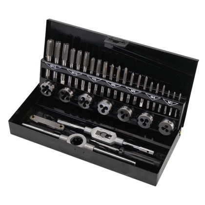 Комплект метчици и плашки Bormann Pro BHT7828, М 3х12, 32 броя (075325)