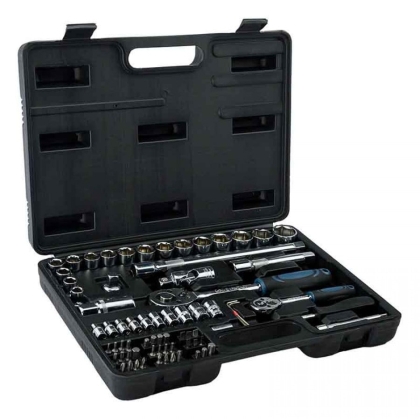 Гедоре комплект Bormann Pro BHT5150, 1/2" - 1/4", 73 части (024682)