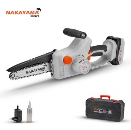 Акумулаторна безчеткова кастрачка Nakayama Pro EC1600, 21 V, 4 Ah, 20 см (061694)