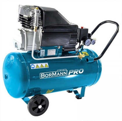 Електрически монофазен маслен компресор Bormann Pro BAT5030, 2500 W, 50 л, 10 бара, 239 л/мин (030805)