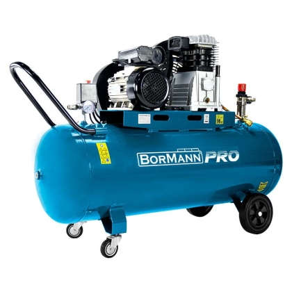 Електрически монофазен маслен компресор Bormann Pro BAT5070, 2200 W, 150 л, 10 бара, 418 л/мин (030843)