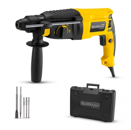 Електрически перфоратор с аксесоари Bormann Pro BPH3010, SDS-Plus, 800 W, 3 J (045809)
