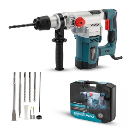 Електрически перфоратор с аксесоари Bormann Pro BPH4400, SDS-Plus 1500 W, 5.5 J (043195)