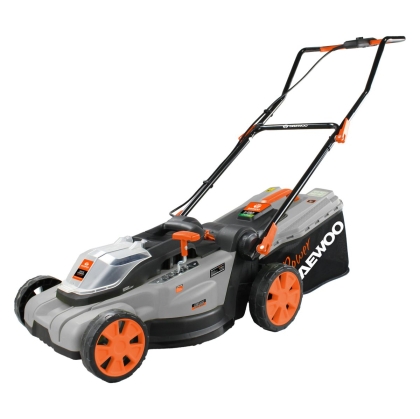 Акумулаторна косачка Daewoo, "U-Force", 2 x 20 V, 43 см, 50 л (DALLM36-430-1), без батерии и зарядно устройство