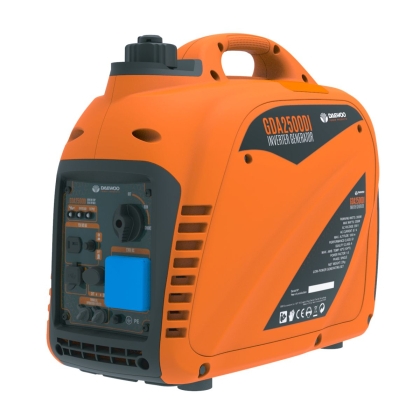 Бензинов инверторен монофазен генератор Daewoo, 2000 W, 4.5 л (GDA2500DI)