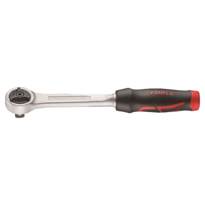 Тресчотка с кръгла глава Force, 1/4", 72 зъба, 140 мм (JN98109)