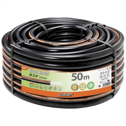 Градински маркуч Claber Top Black, 3/4", 50 м (119045)